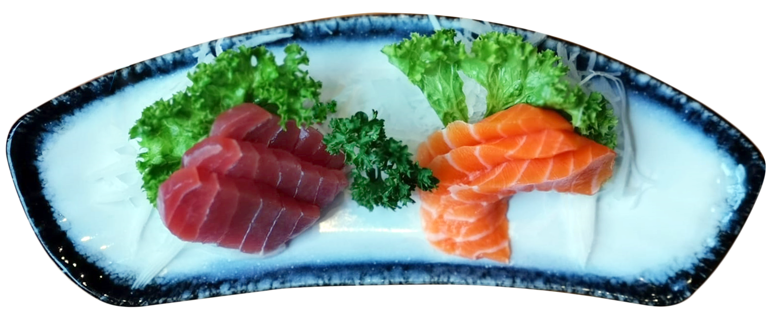 This image has an empty alt attribute; its file name is M1-SALMON-TUNA-SASHIMI-SET.png